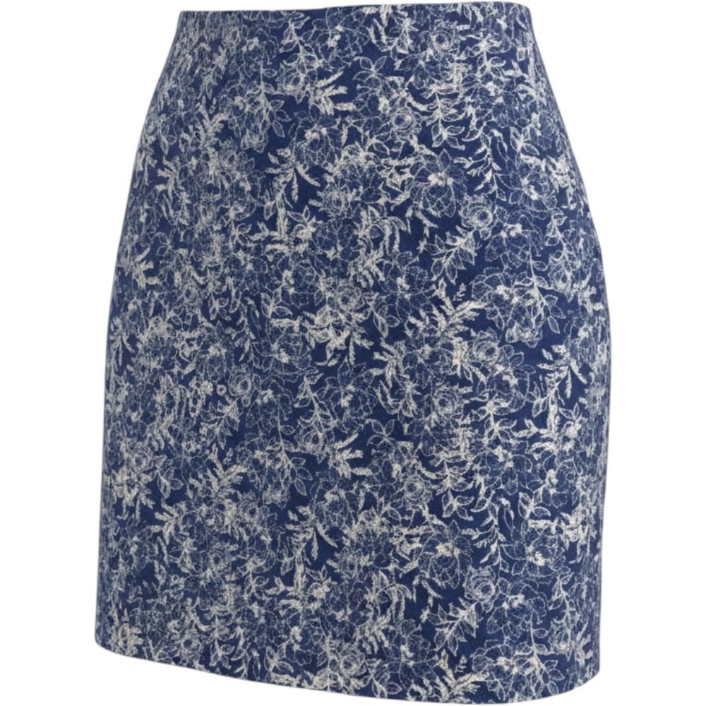 Eddie Bauer Floral‎ Skirt Womens TXL Blue White Flowy Cottagecore Gorpcore